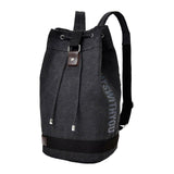Maxbell Men's Canvas Backpack Rucksack Laptop Backpack for Mountaineering Hiking Black S
