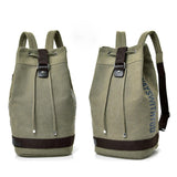 Maxbell Men's Canvas Backpack Rucksack Laptop Backpack for Mountaineering Hiking Green L