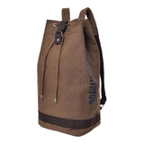Maxbell Men's Canvas Backpack Rucksack Laptop Backpack for Mountaineering Hiking Coffee L