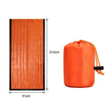 Maxbell Emergency Sleeping Bag Waterproof Windproof Survival Gear Thermal Blanket Orange
