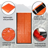 Maxbell Emergency Sleeping Bag Waterproof Windproof Survival Gear Thermal Blanket Orange