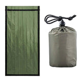 Maxbell Emergency Sleeping Bag Waterproof Windproof Survival Gear Thermal Blanket Green