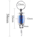 Maxbell Key Holder Portable Smooth Car Swivel Keychain for Outdoor Activity Hiking