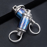 Maxbell Key Holder Portable Smooth Car Swivel Keychain for Outdoor Activity Hiking