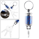 Maxbell Key Holder Portable Smooth Car Swivel Keychain for Outdoor Activity Hiking