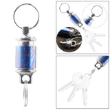 Maxbell Key Holder Portable Smooth Car Swivel Keychain for Outdoor Activity Hiking