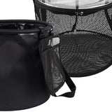 Maxbell with Mesh Cloth Bucket Collapsible Bucket 30L Water Basin for Fishing Hiking