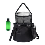 Maxbell with Mesh Cloth Bucket Collapsible Bucket 30L Water Basin for Fishing Hiking