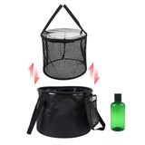 Maxbell with Mesh Cloth Bucket Collapsible Bucket 30L Water Basin for Fishing Hiking