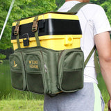 Maxbell Fishing Tackle Case Wear Resistant Lure Gears Storage Pouch for Sea Fishing