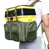 Maxbell Fishing Tackle Case Wear Resistant Lure Gears Storage Pouch for Sea Fishing