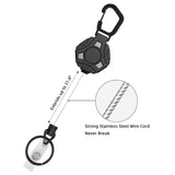 Maxbell Retractable Keychain Storage Hook Outdoor Carabiner for Picnic Outdoor