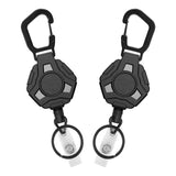 Maxbell Retractable Keychain Storage Hook Outdoor Carabiner for Picnic Outdoor