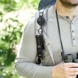 Maxbell Retractable Keychain Storage Hook Outdoor Carabiner for Picnic Outdoor