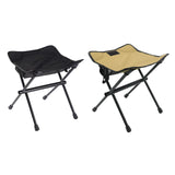 Maxbell Fishing Chair Footrest Aluminum Foldable Footstool for Beach Camping Hiking Black