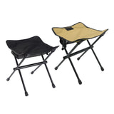 Maxbell Fishing Chair Footrest Aluminum Foldable Footstool for Beach Camping Hiking Black