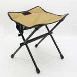 Maxbell Fishing Chair Footrest Aluminum Foldable Footstool for Beach Camping Hiking Khaki