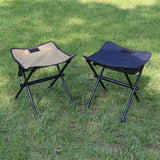 Maxbell Fishing Chair Footrest Aluminum Foldable Footstool for Beach Camping Hiking Khaki