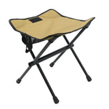 Maxbell Fishing Chair Footrest Aluminum Foldable Footstool for Beach Camping Hiking Khaki