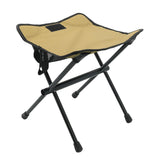 Maxbell Fishing Chair Footrest Aluminum Foldable Footstool for Beach Camping Hiking Khaki