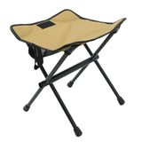 Maxbell Fishing Chair Footrest Aluminum Foldable Footstool for Beach Camping Hiking Khaki