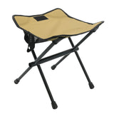 Maxbell Fishing Chair Footrest Aluminum Foldable Footstool for Beach Camping Hiking Khaki