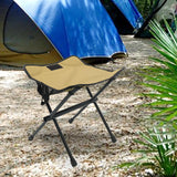 Maxbell Fishing Chair Footrest Aluminum Foldable Footstool for Beach Camping Hiking Khaki