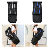 Maxbell Skateboard Bag Backpack Longboard Carry Case Surfboard Carrier Foldable White Webbing