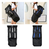 Maxbell Skateboard Bag Backpack Longboard Carry Case Surfboard Carrier Foldable White Webbing