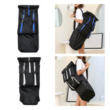 Maxbell Skateboard Bag Backpack Longboard Carry Case Surfboard Carrier Foldable White Webbing