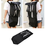 Maxbell Skateboard Bag Backpack Longboard Carry Case Surfboard Carrier Foldable White Webbing