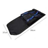 Maxbell Skateboard Bag Backpack Longboard Carry Case Surfboard Carrier Foldable Blue Webbing