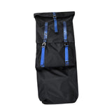 Maxbell Skateboard Bag Backpack Longboard Carry Case Surfboard Carrier Foldable Blue Webbing