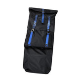 Maxbell Skateboard Bag Backpack Longboard Carry Case Surfboard Carrier Foldable Blue Webbing