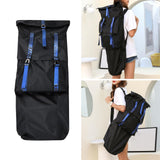 Maxbell Skateboard Bag Backpack Longboard Carry Case Surfboard Carrier Foldable Blue Webbing