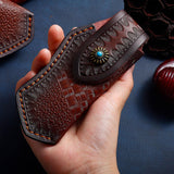 Maxbell Folding Knife Sheath Pouch Pocket Organizer Tool Hiking Snap Closure Camping
