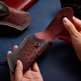 Maxbell Folding Knife Sheath Pouch Pocket Organizer Tool Hiking Snap Closure Camping