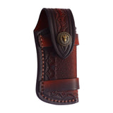 Maxbell Leather Sheath for Folding Knife Pocket Sheath Knife Pouch Knife Cover