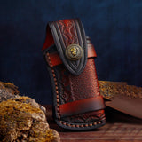 Maxbell Leather Sheath for Folding Knife Pocket Sheath Knife Pouch Knife Cover