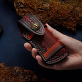 Maxbell Leather Sheath for Folding Knife Pocket Sheath Knife Pouch Knife Cover