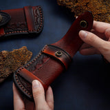Maxbell Leather Sheath for Folding Knife Pocket Sheath Knife Pouch Knife Cover