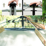 Maxbell Camping Tent Automatic Setup Sun Protection with Carry Bag for Climbing 240cmx210cmx135cm