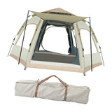 Maxbell Camping Tent Automatic Setup Sun Protection with Carry Bag for Climbing 280cmx240cmx158cm
