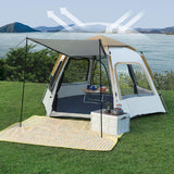 Maxbell Camping Tent Automatic Setup Sun Protection with Carry Bag for Climbing 280cmx240cmx158cm