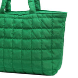 Maxbell Quilted Shoulder Bag Lightweight Handbag Soft for Daily Wear Work Dating Green