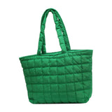 Maxbell Quilted Shoulder Bag Lightweight Handbag Soft for Daily Wear Work Dating Green