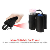 Maxbell Luggage Cup Holder for Suitcase Drink Carrier Gifts for Flight Attendants