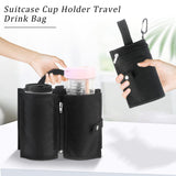 Maxbell Luggage Cup Holder for Suitcase Drink Carrier Gifts for Flight Attendants