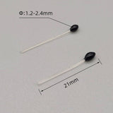 Maxbell 50 Pcs fly Tying Materials Fly Fishing Shrimp Eyes for Fishing Baits Crab