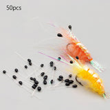 Maxbell 50 Pcs fly Tying Materials Fly Fishing Shrimp Eyes for Fishing Baits Crab